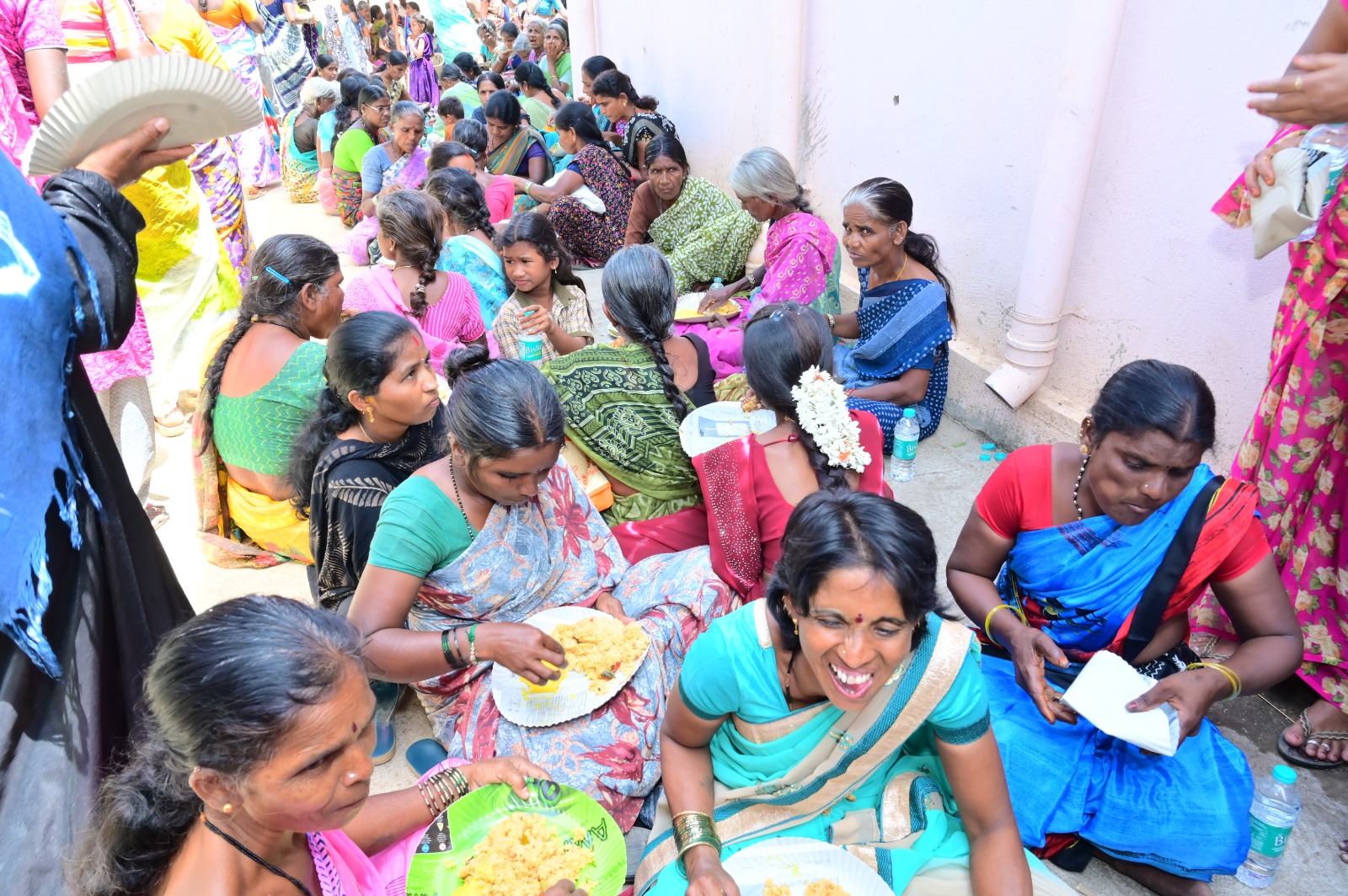 Shri Gowri/Ganesha Festival Grocery and Saree Distribution to Vulnurable Women